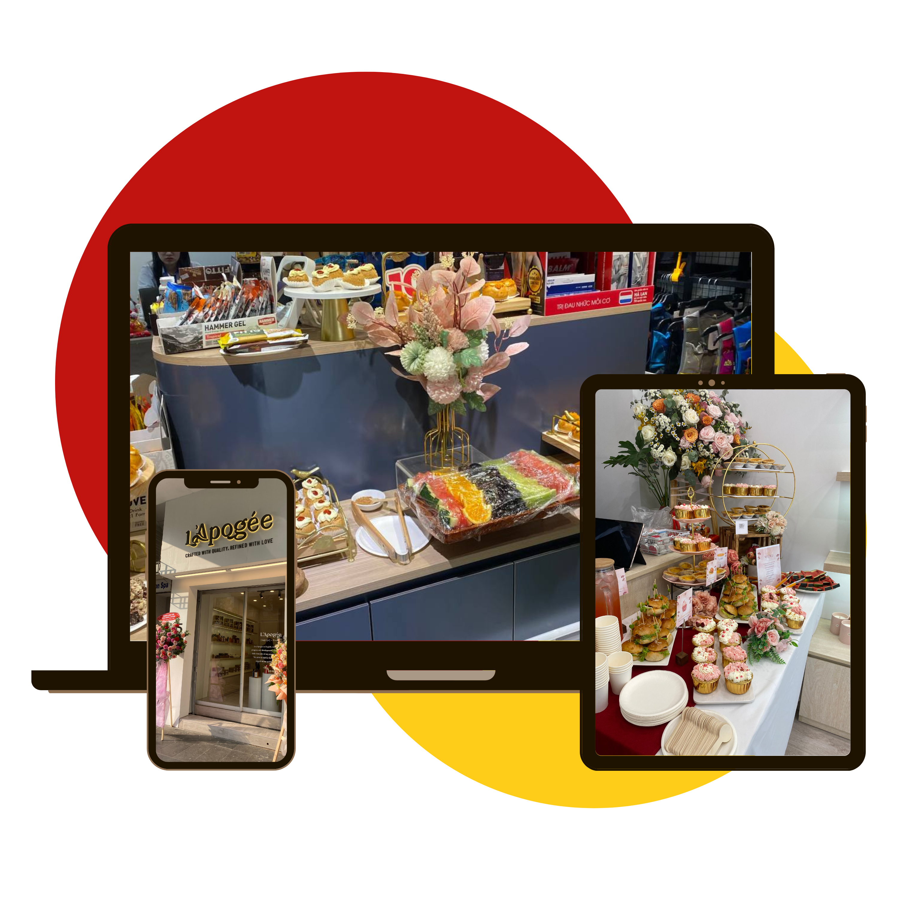 Tiệc teabreak khai trương